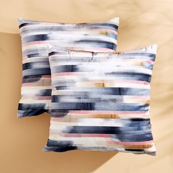 Evan Nora Set of 2 Printed Cushion Covers - 40x40cm
