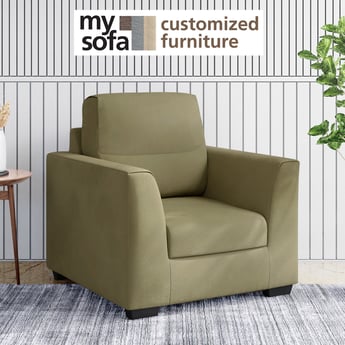 Ellora Velvet 1-Seater Sofa - Customized Furniture