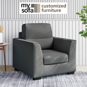 Ellora Fabric 1-Seater Sofa - Customized Furniture