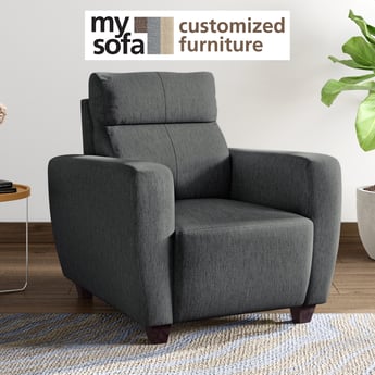 Emily Fabric 1-Seater Sofa - Customized Furniture