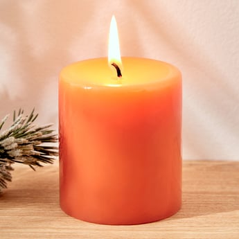 Colour Refresh Mandarin Scented Pillar Candle