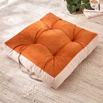 Poise Velvet Floor Cushion - 48x48cm