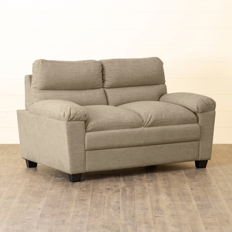 Helios Scott Fabric 2-Seater Sofa - Beige