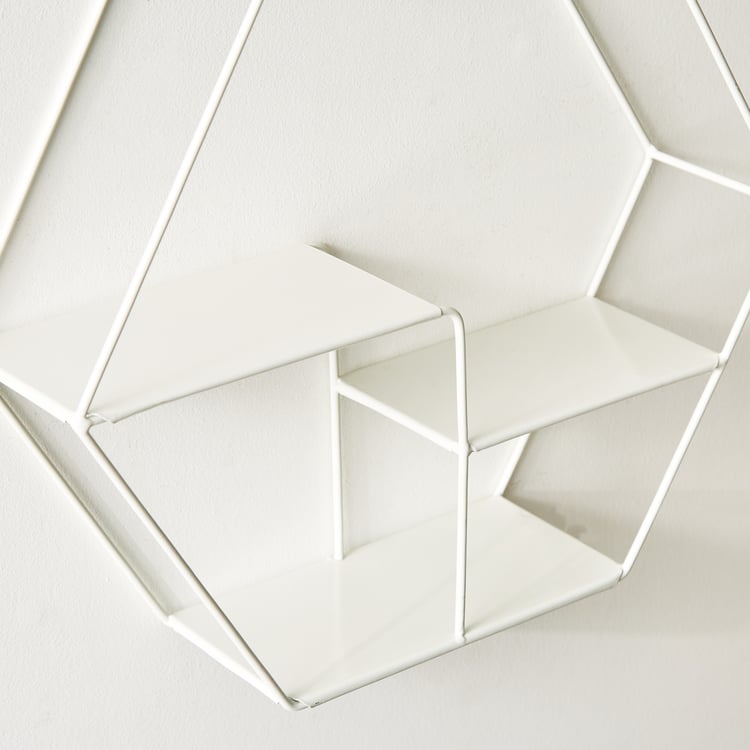Casper Metal Wall Shelf - White