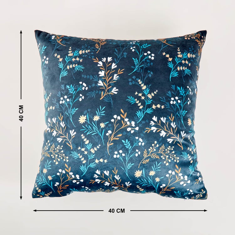 Evan Geranium Set of 2 Printed Cushion Covers - 40x40cm