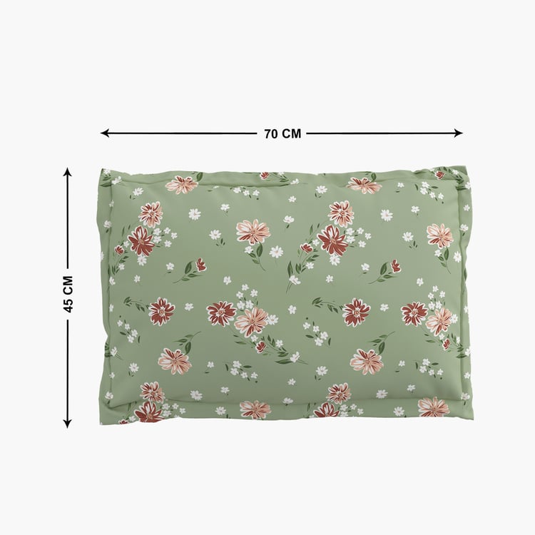 Ellipse Mist Set of 2 Printed Pillow Covers - 70x45cm