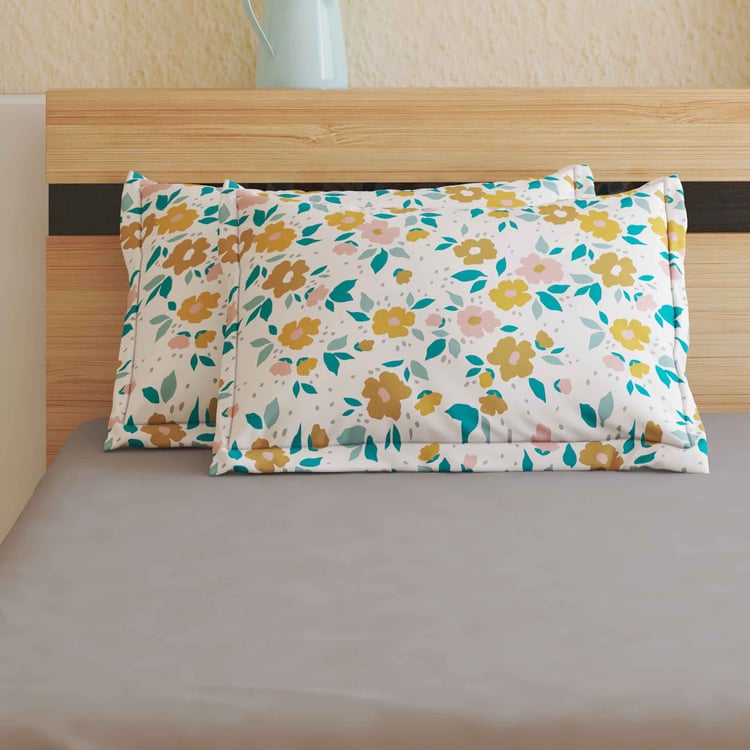 Ellipse Petus Set of 2 Printed Pillow Covers - 70x45cm