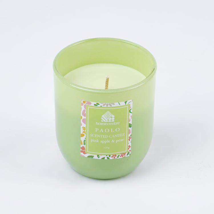 Paolo Pink Apple and Pear Scented Jar Candle
