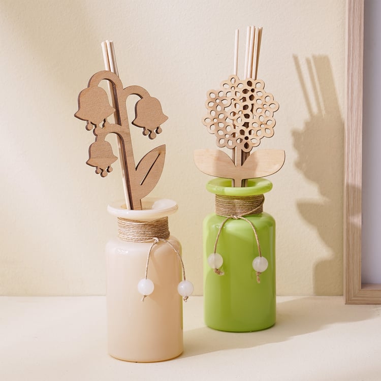 Paolo Pink Apple and Pear Reed Diffuser Set