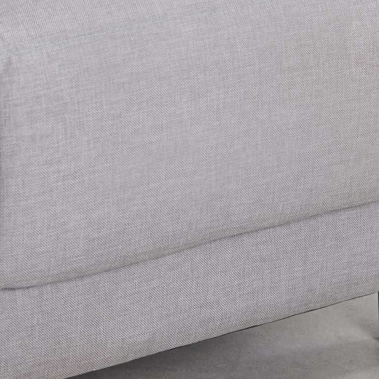 Berry Fabric 1-Seater Sofa - Grey
