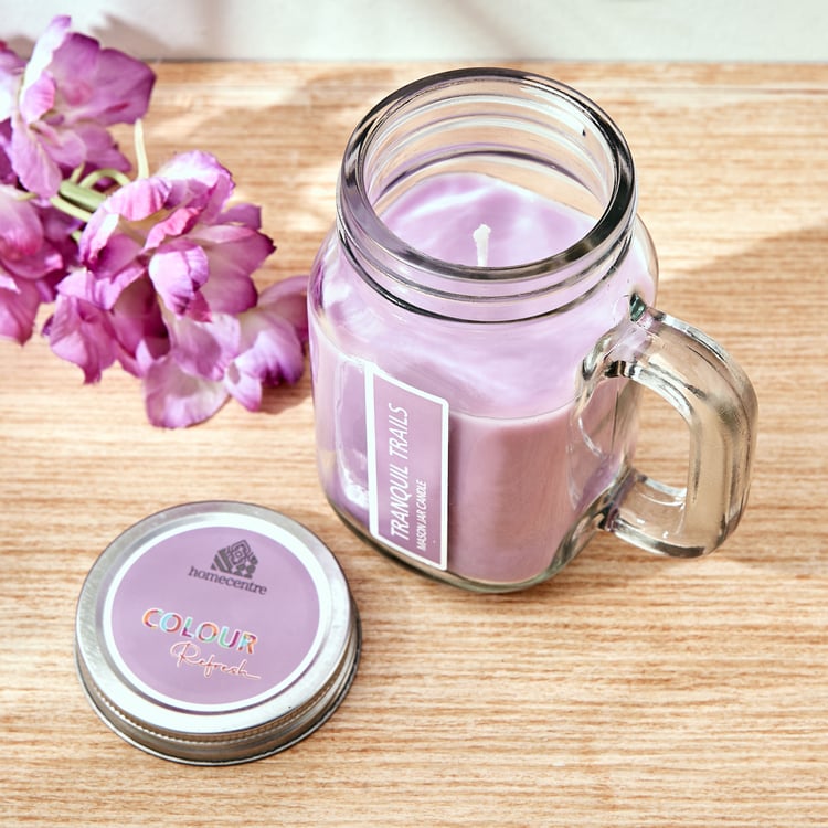Colour Refresh Lavender Scented Jar Candle