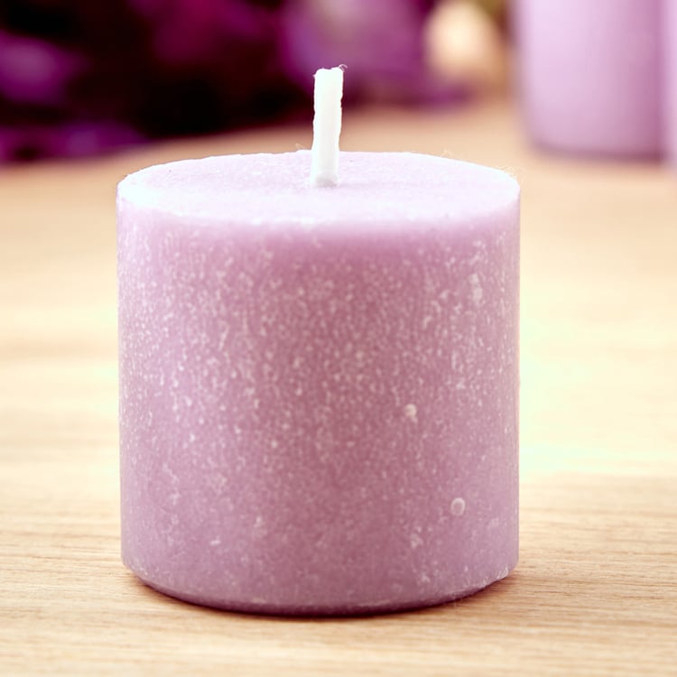 Colour Refresh Set Of 6 Lavender Votive Candles