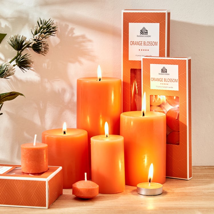 Colour Refresh Set Of 30 Mandarin Scented T-Light Candles