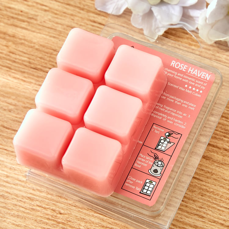 Colour Refresh Set of 6 Rose Scented Wax Melts