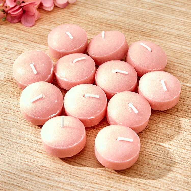Colour Refresh Set of 12 Rose Scented Floating Nuggets