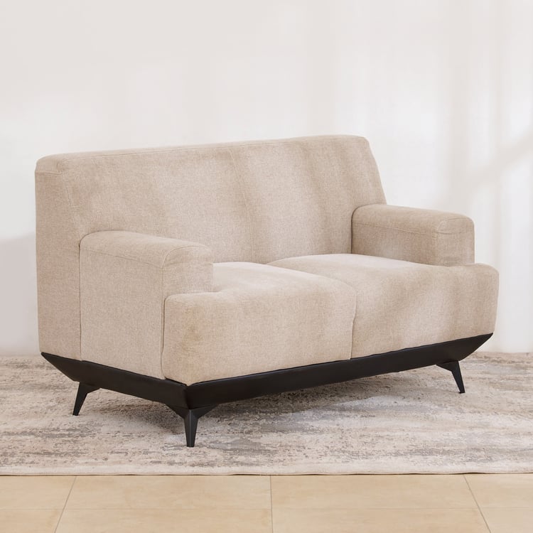 (Refurbished) Kiro Fabric 2-Seater Sofa - Beige