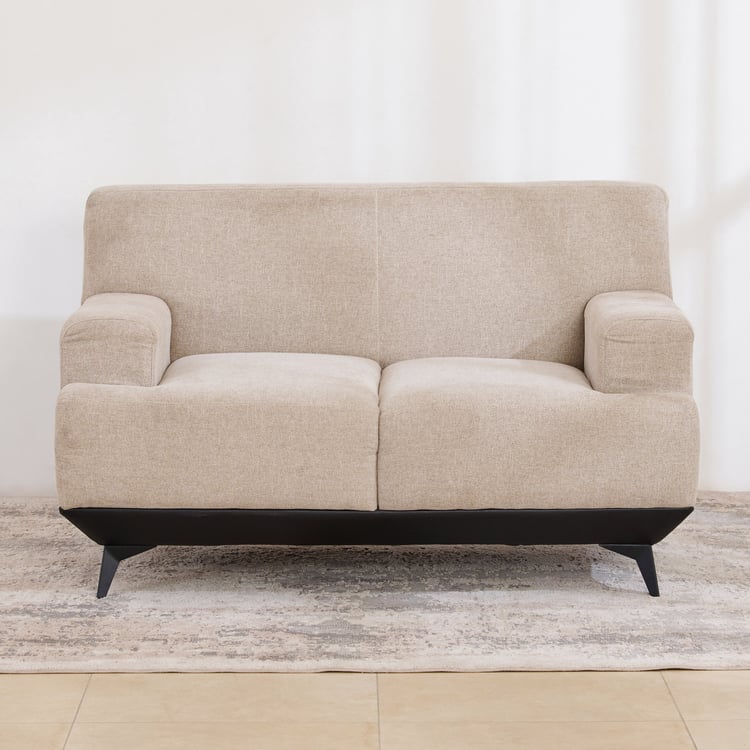 (Refurbished) Kiro Fabric 2-Seater Sofa - Beige