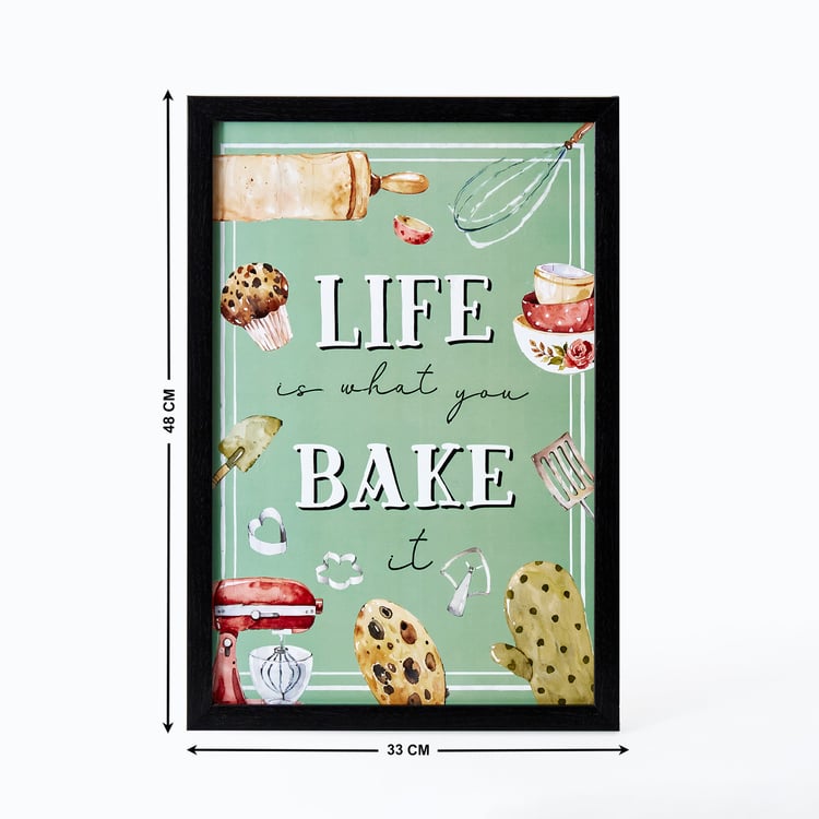 Spectrum Delight Bakers Life Canvas Picture Frame - 33x48cm