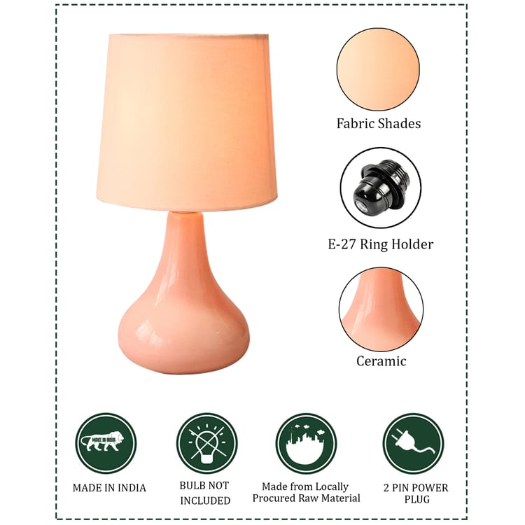 HOMESAKE Ceramic Table Lamp